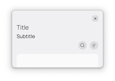 App Bar